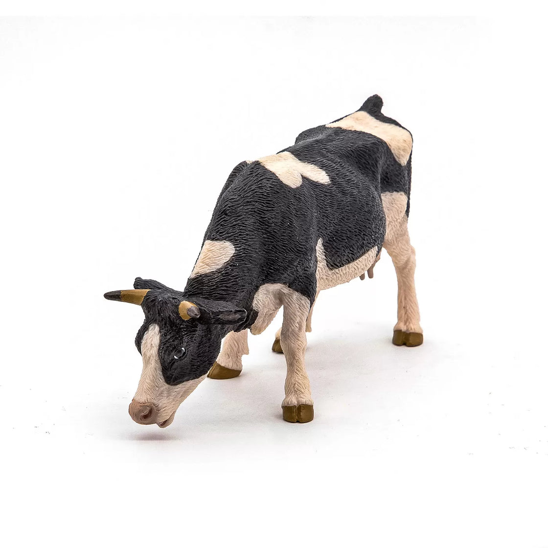 Papo figurina vaca alb cu negru