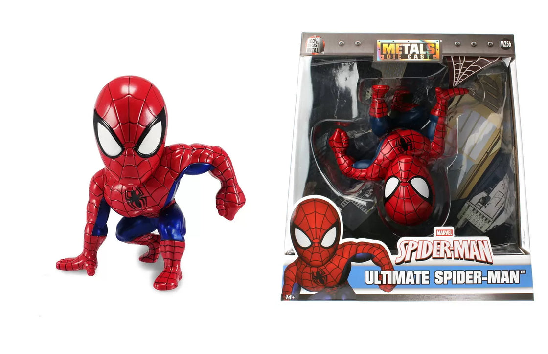 Marvel figurina metalica spider man 15cm
