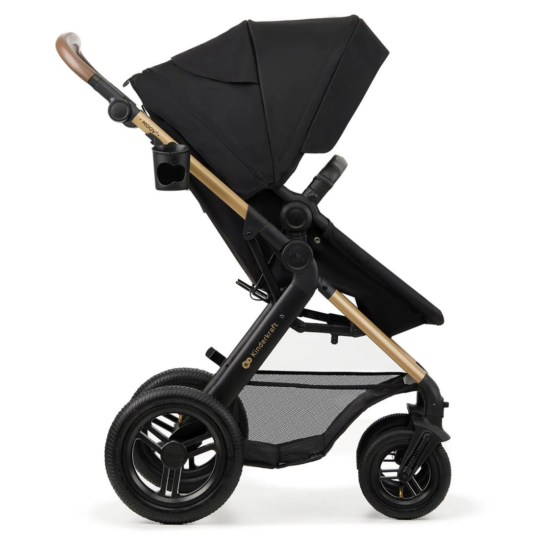 Carucior multifunctional kinderkraft moov 2 air 4in1 pure black