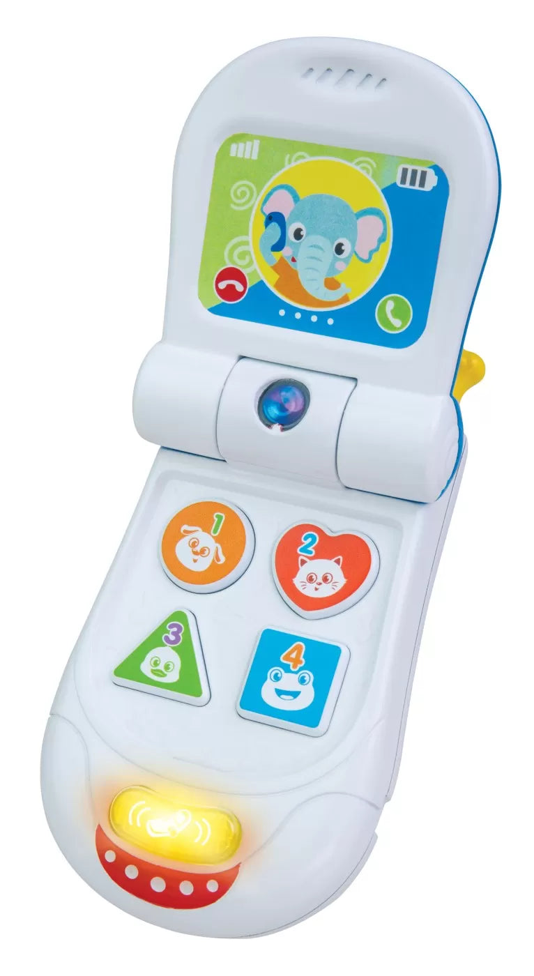 Winfun telefon cu clapeta cu sunete