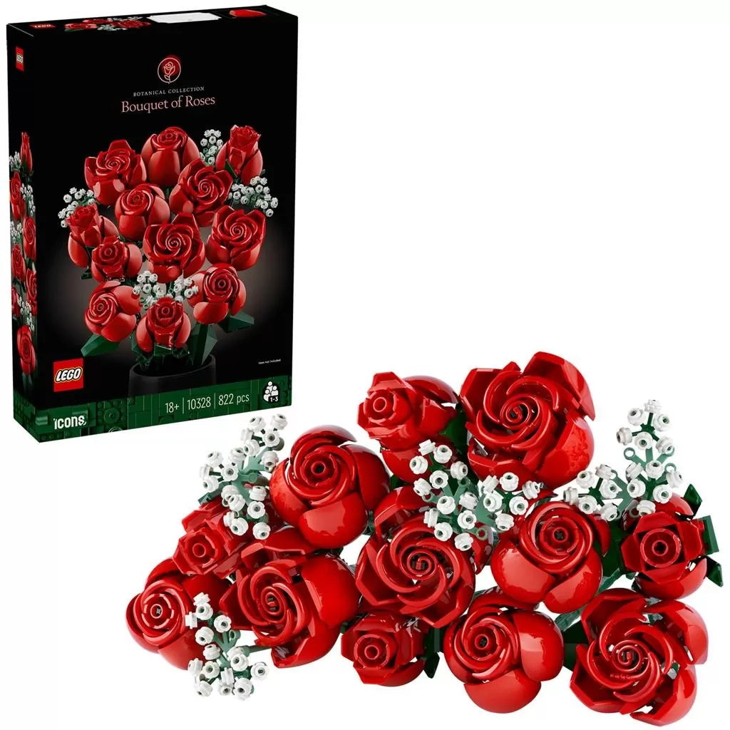 Lego icons buchet de trandafiri 10328