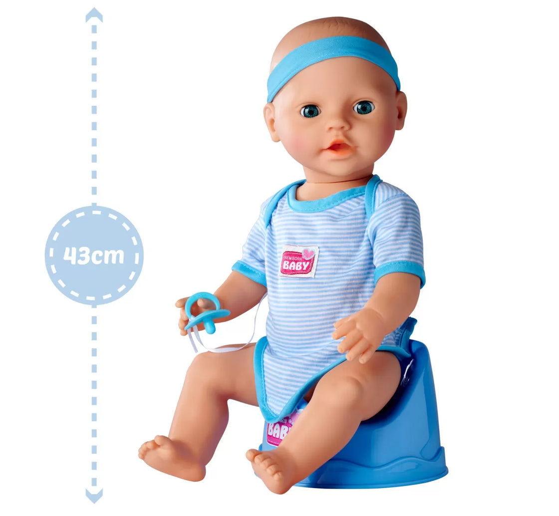New born baby bebelus 43cm