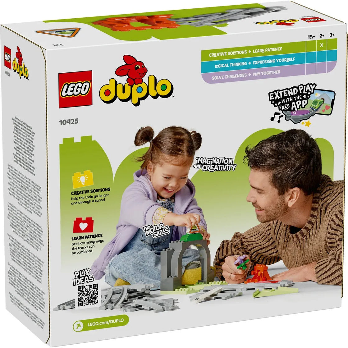 Lego duplo set de extindere tunel cu sine de cale ferata 10425