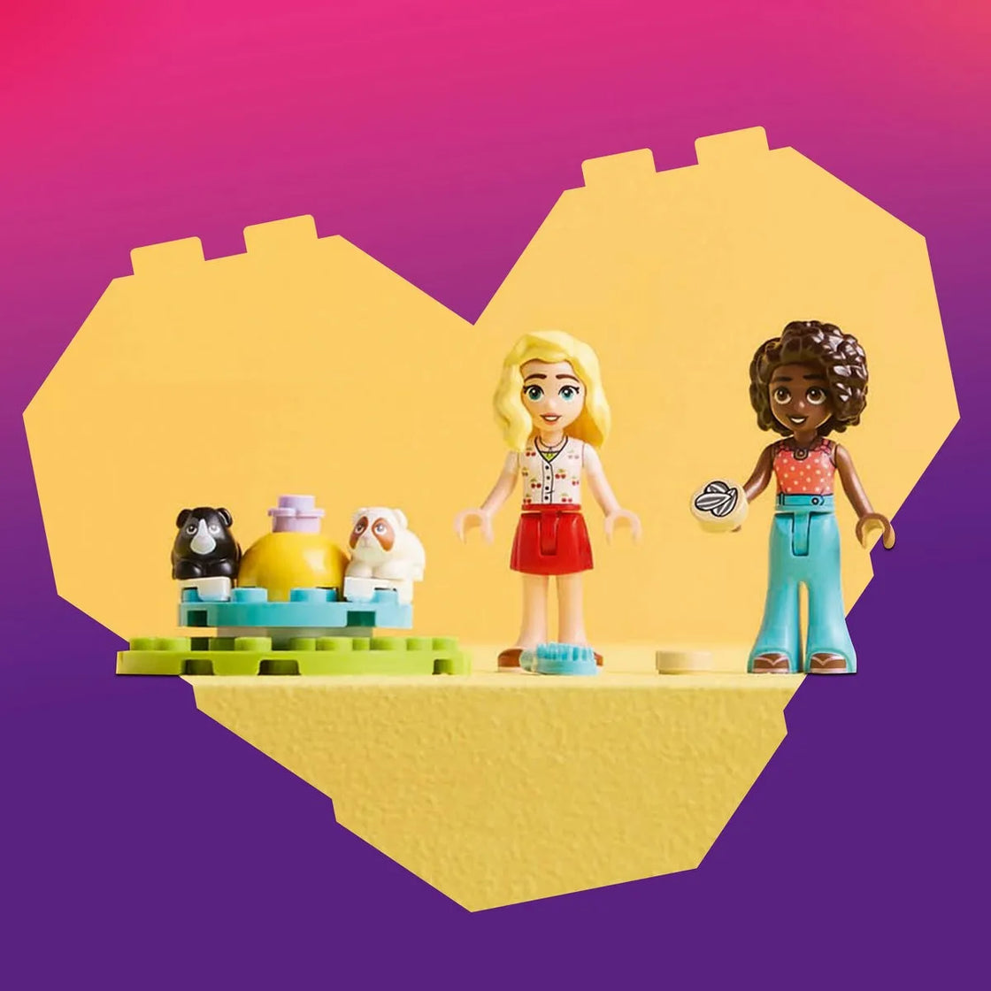 Lego friends teren de joaca pentru porcusori de guineea 42640