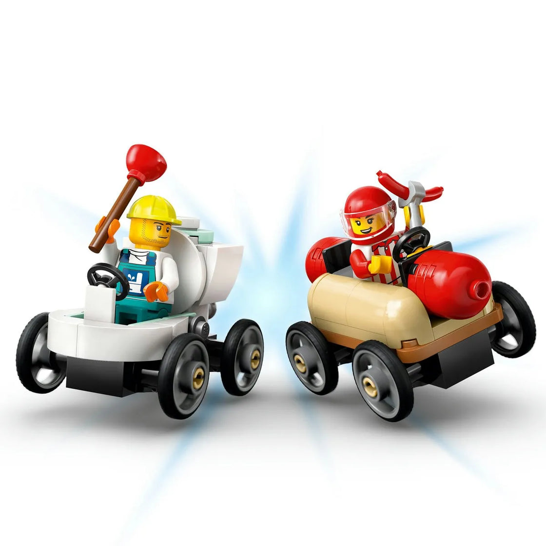 Lego city fara limite: rampa pentru curse de masini 60460