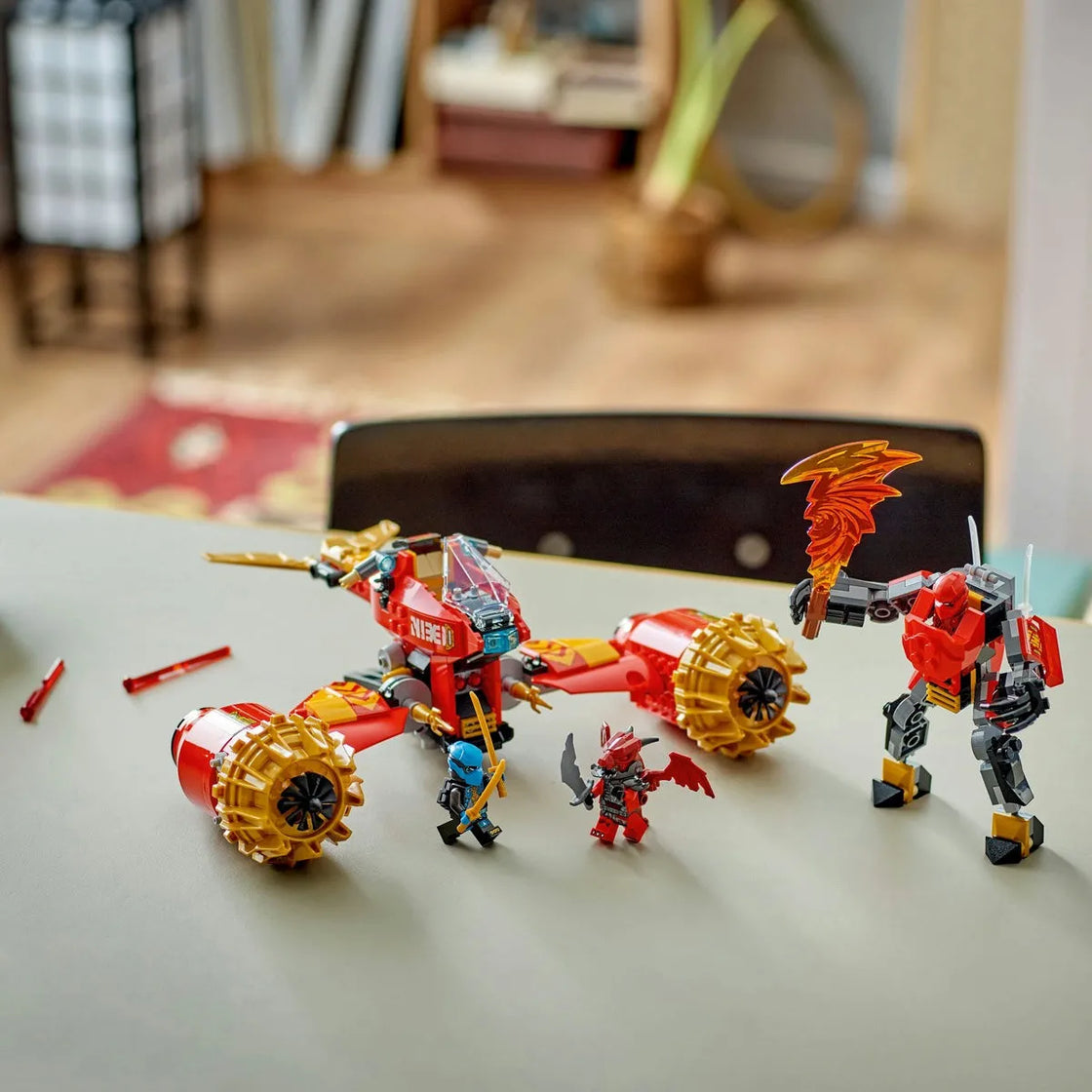 Lego ninjago vehiculul-robot zburator al lui kai 71830
