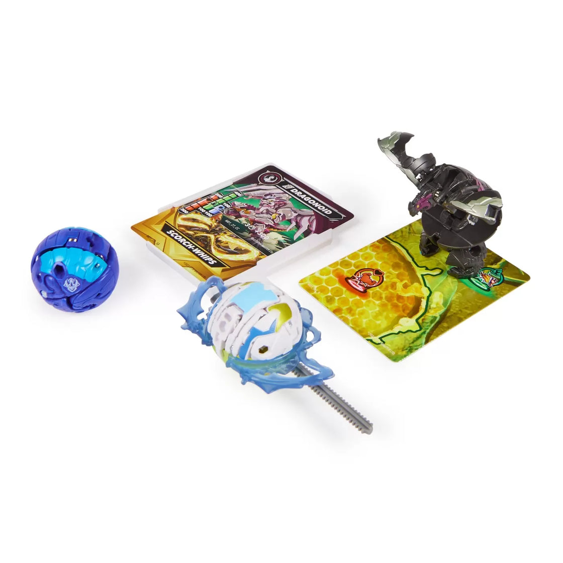 Bakugan starter pack mantid, titanium dragonoid si trox