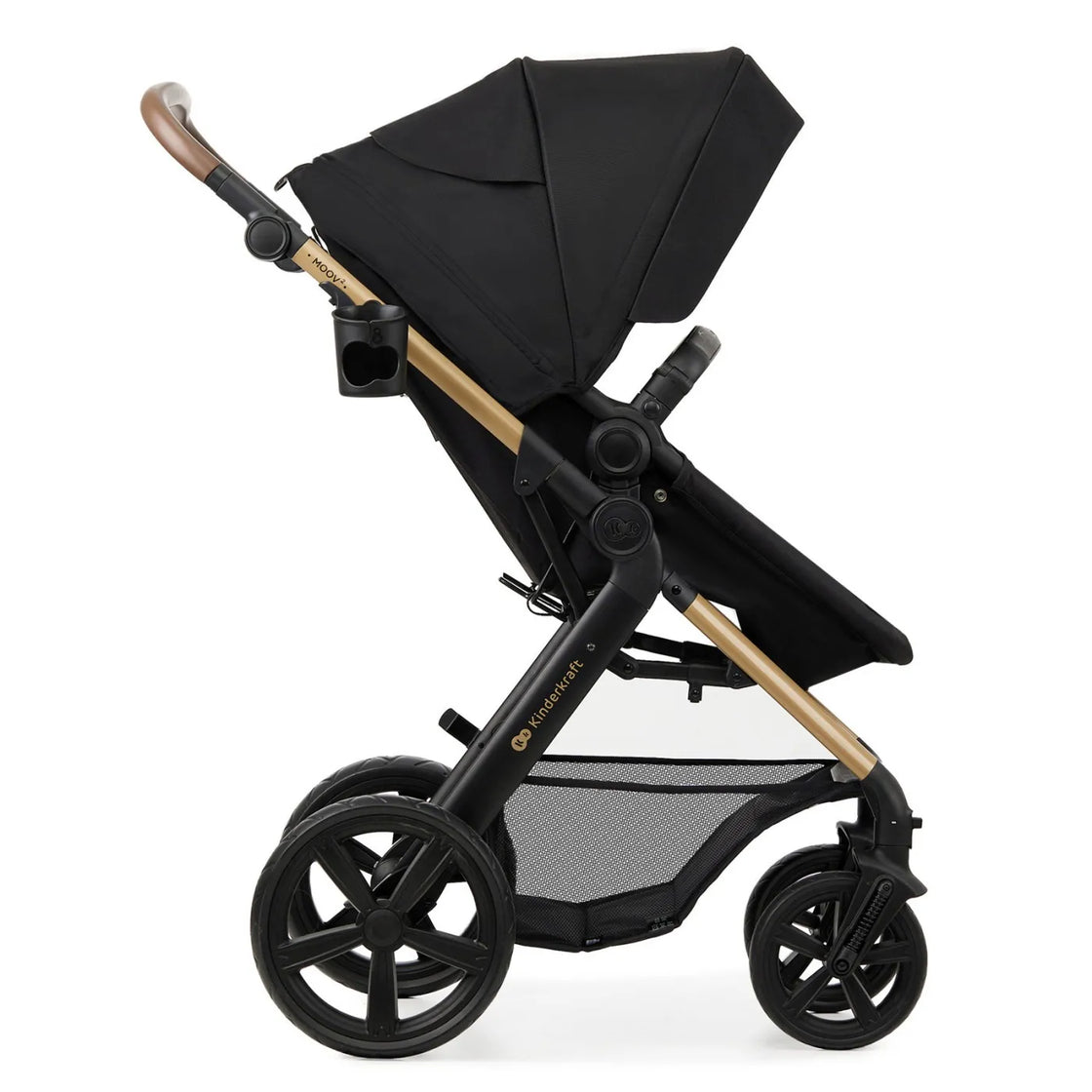 Carucior 3 in 1 kinderkraft moov 2, negru pur