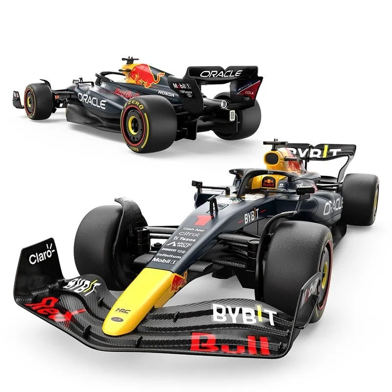 Masinuta construibila cu telecomanda red bull f1 rb19 scara 1 la 16