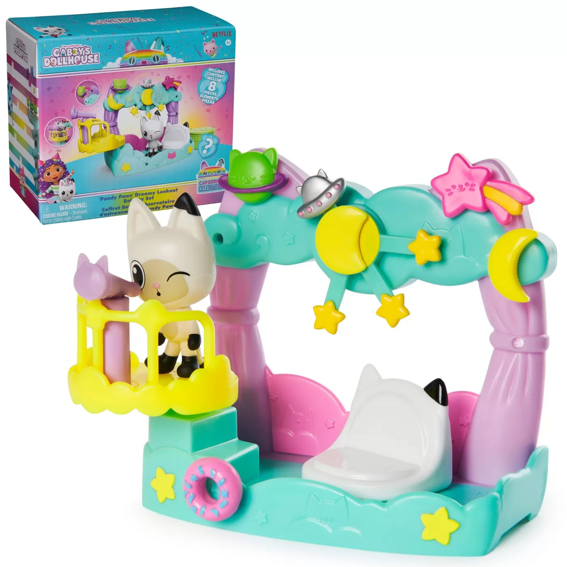 gabbys dollhouse set balcon decorat a lui pandy paws