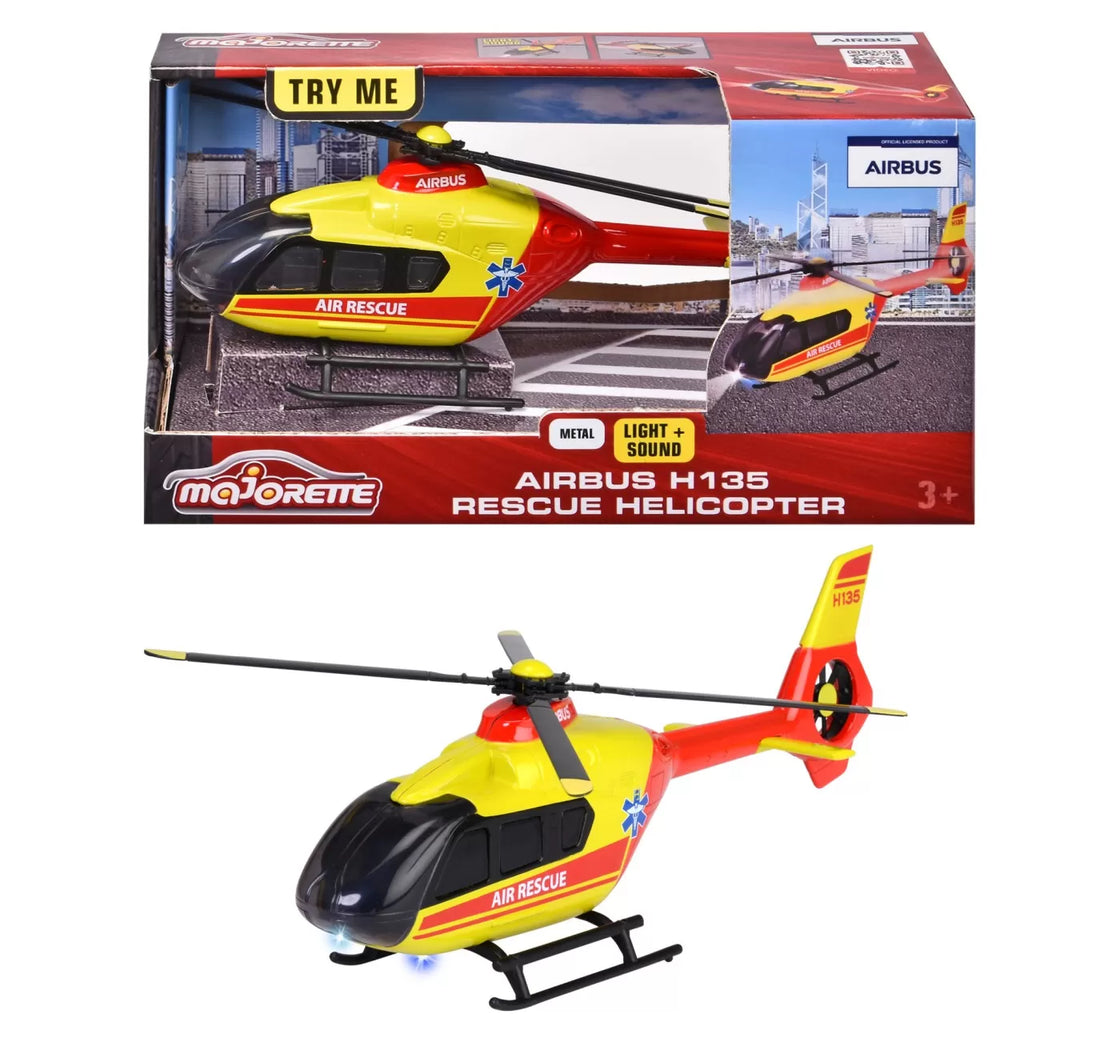 Majorette elicopter de salvare airbus h135 cu sunete si lumini