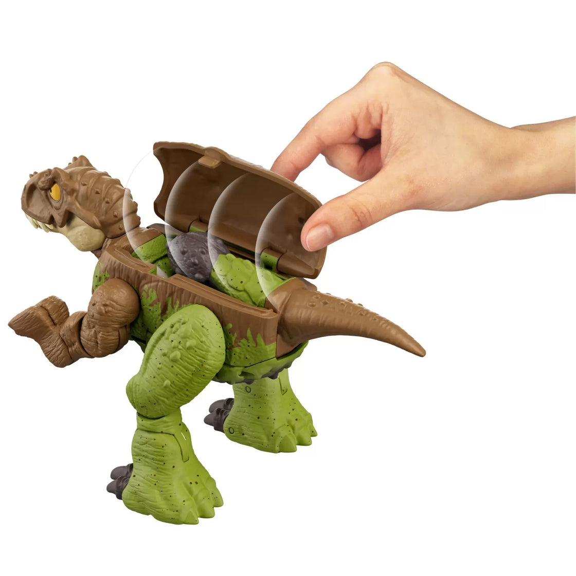 Jurassic world fierce changers double danger dinozaur transformabil tyrannosaurus rex si ankylosaurus maro