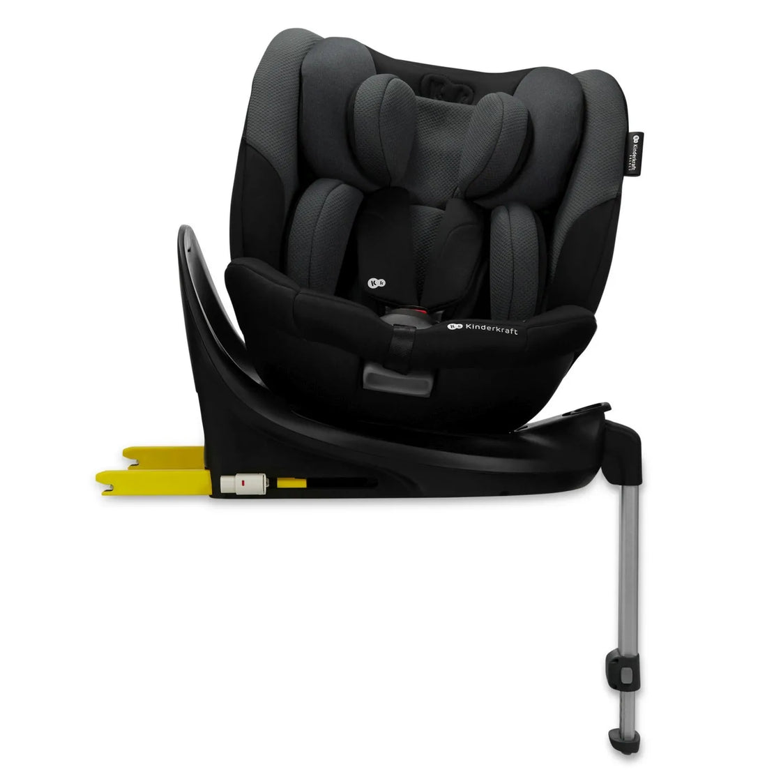 Scaun auto kinderkraft i-fix, i-size 40-150 cm, graphite black