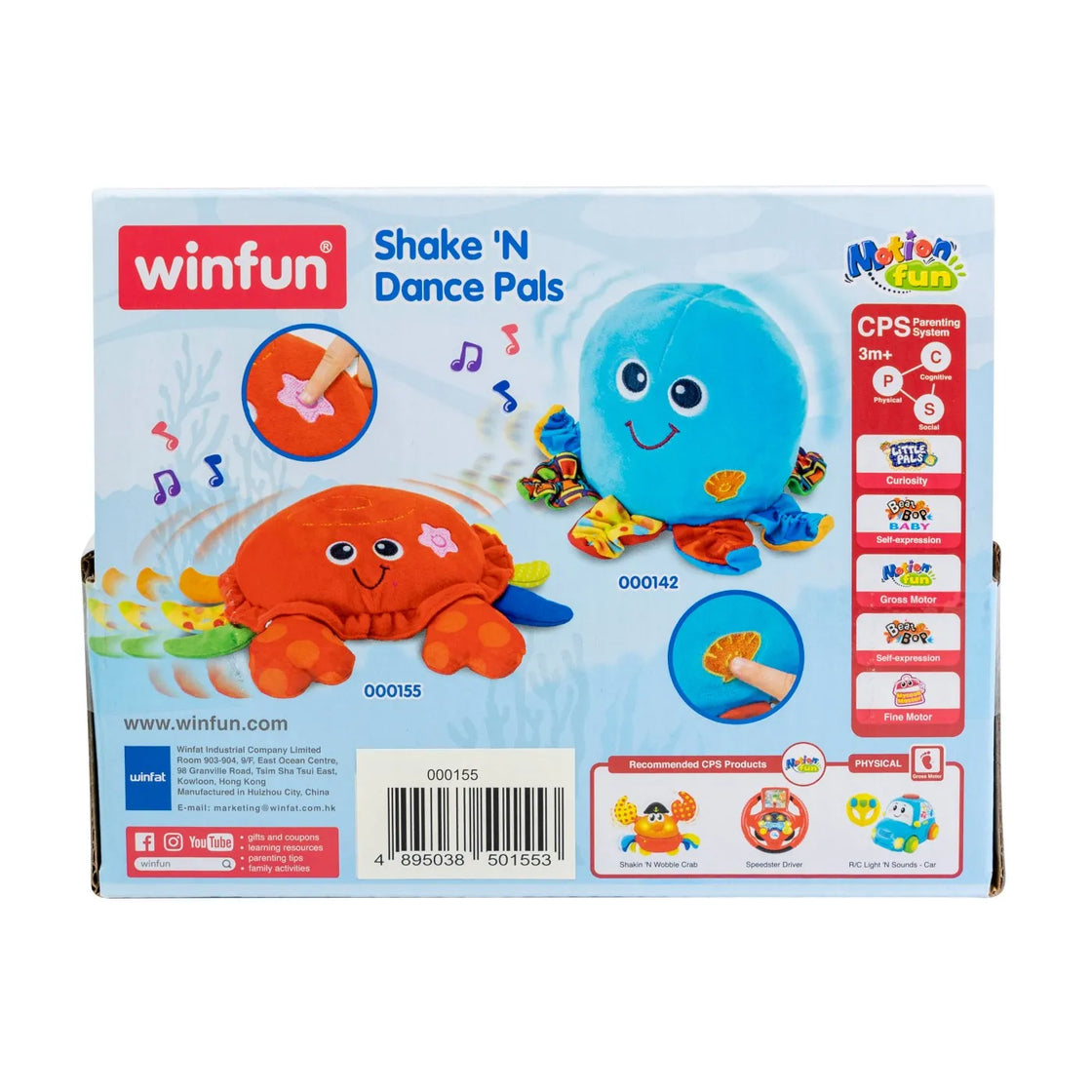 Winfun jucarie crabul dansator