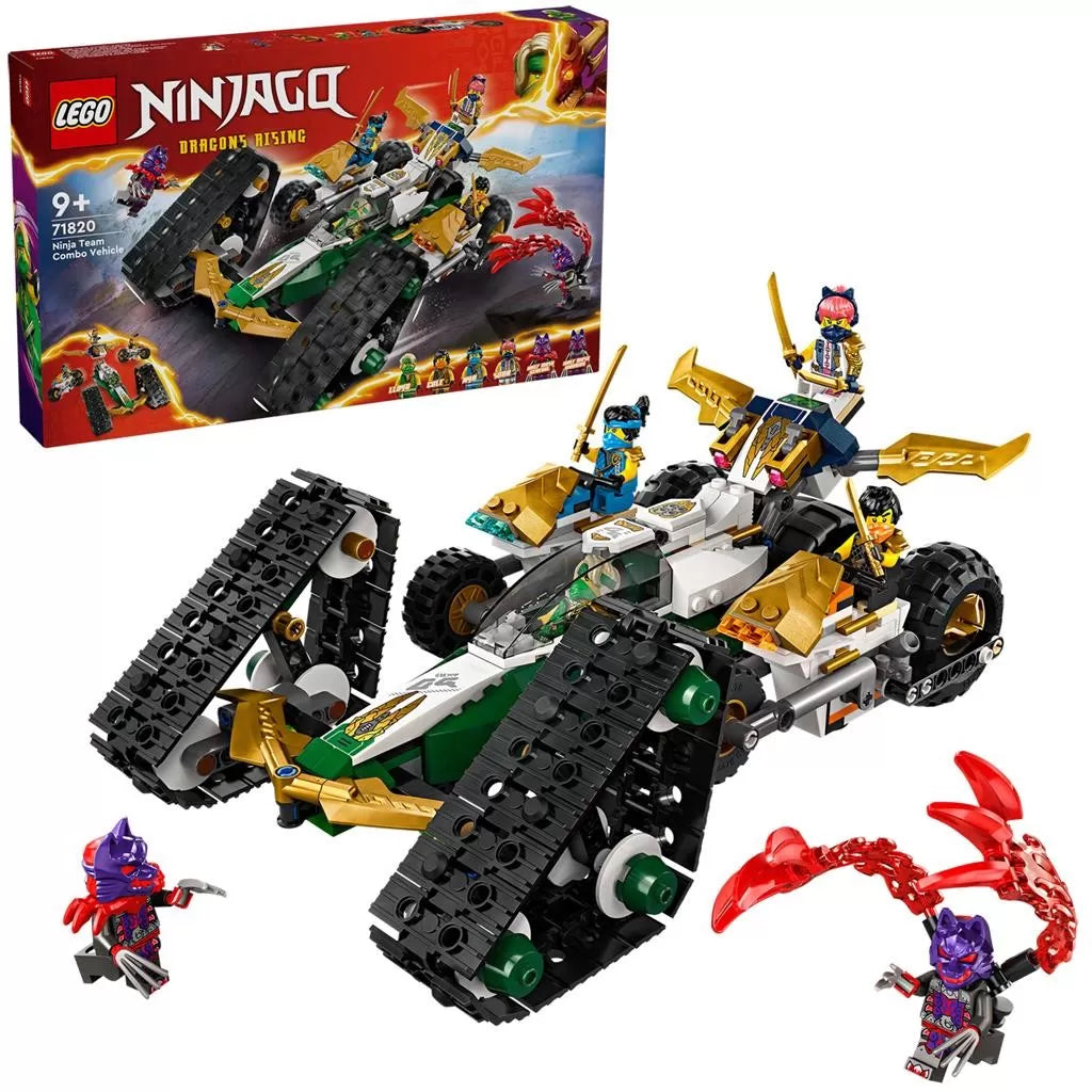 Lego ninjago vehicul combinat al echipei ninja 71820
