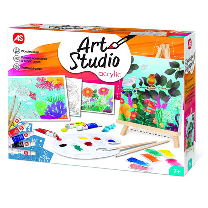 Atelierul de pictura art studio acrylic