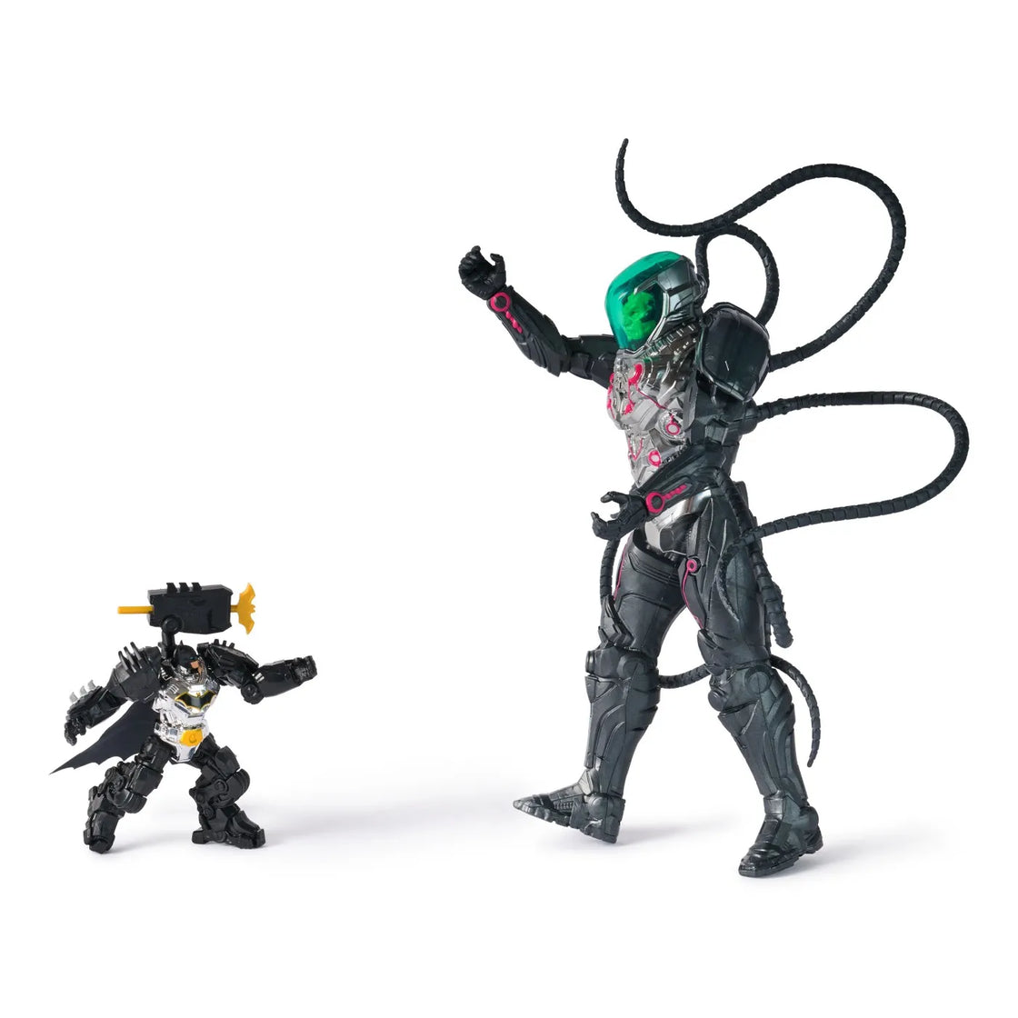 Dc metal force set figurine de actiune brainiac vs batman