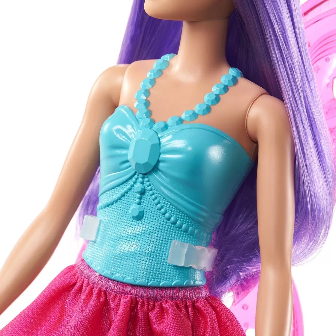 Barbie papusa barbie zana cu par mov