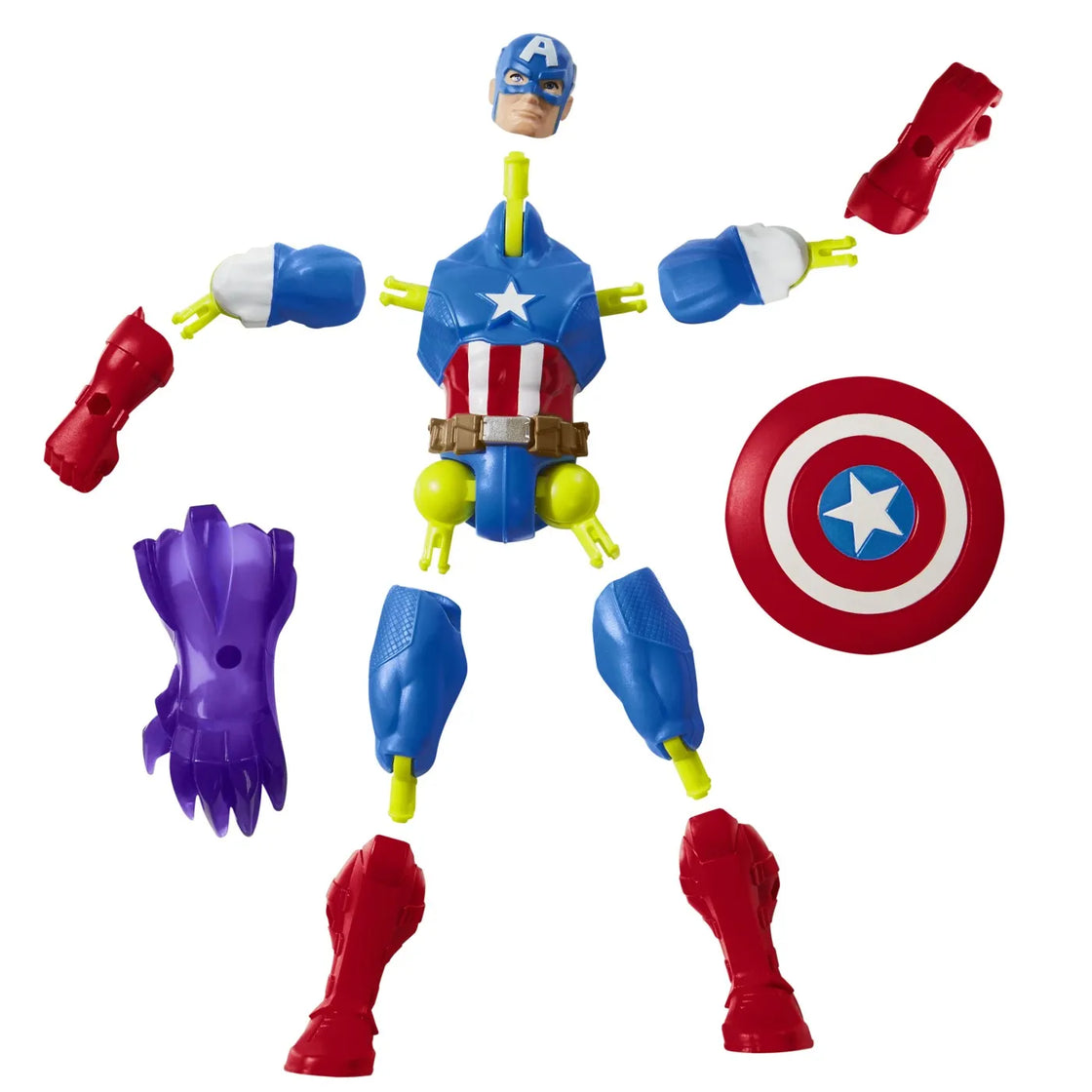 Marvel avengers mix mashers figurina capitan america 12cm