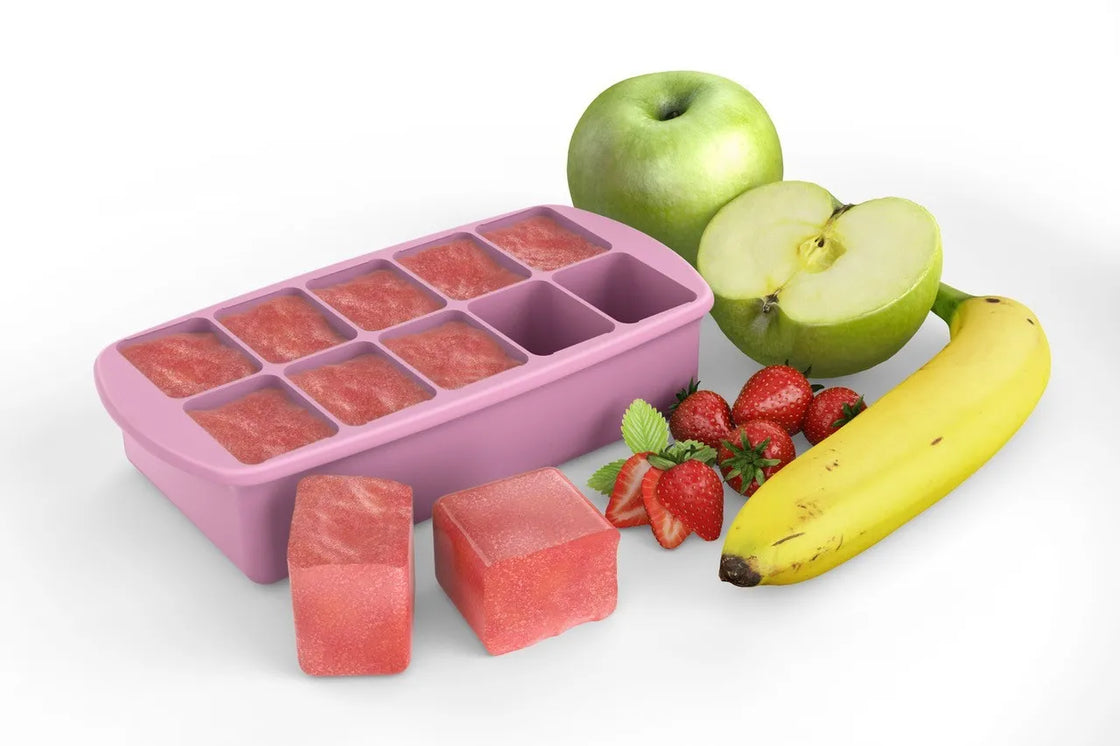 Recipient refrigerare hrana bebe, melii, roz 59 ml x 10 cub