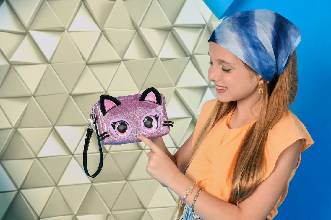 Purse pets rainbow lights gentuta interactiva purdy purrfect