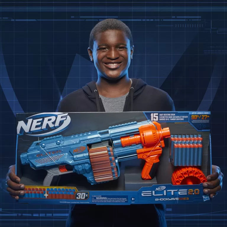 Nerf blaster 2.0 elite shockwave rd-15