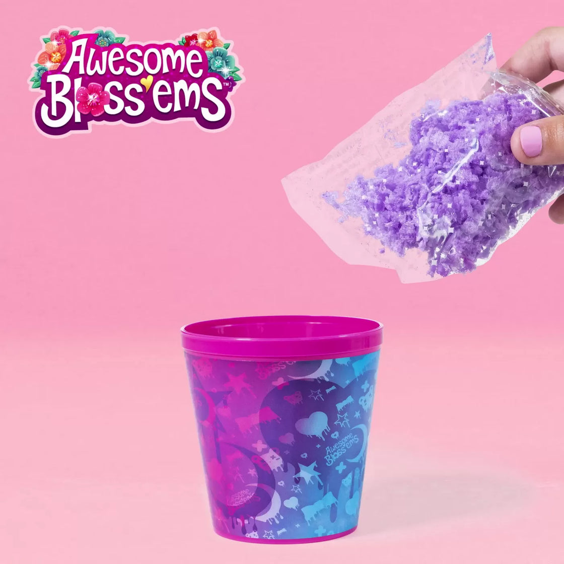 Papusi florale awesame blossems care cresc din ghiveci