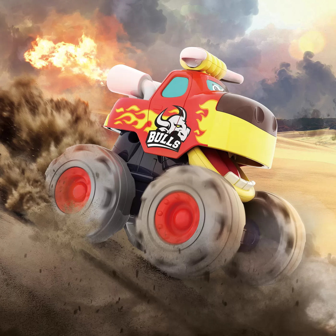 Masinuta bebe monster truck taurasul cel furios