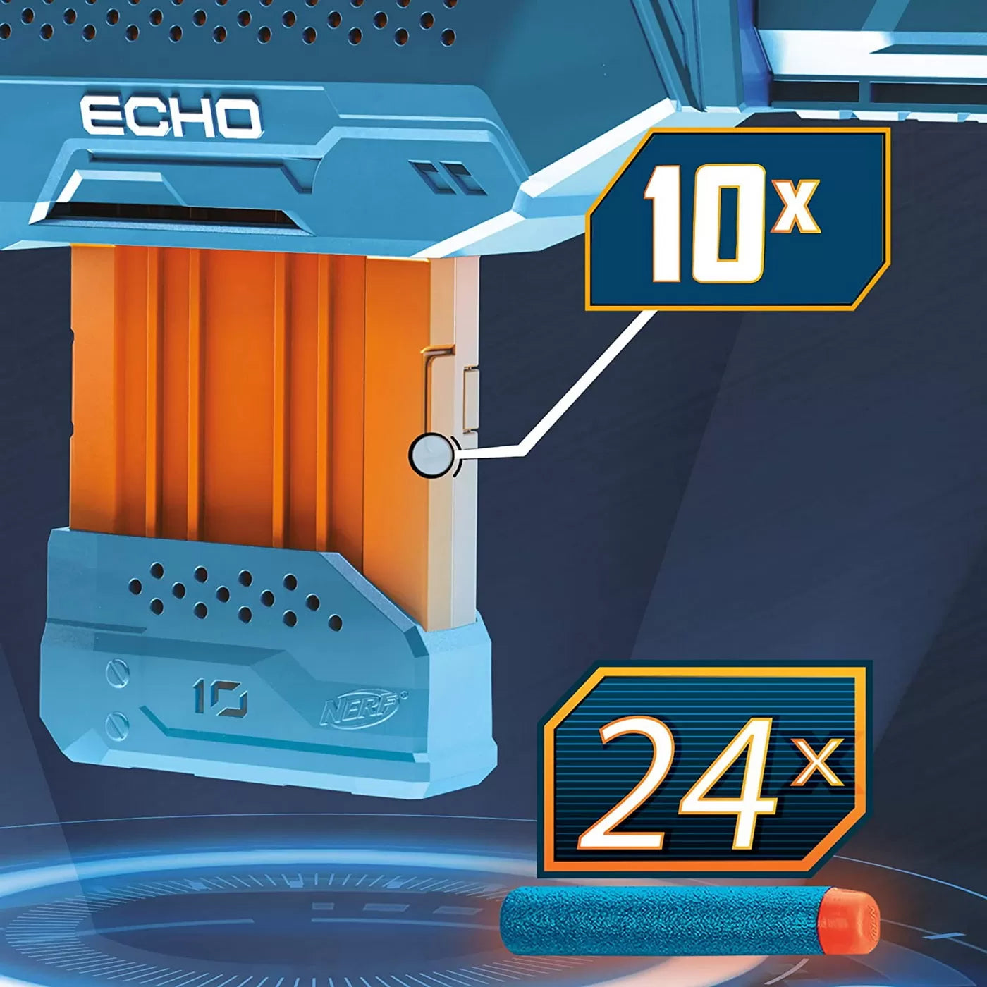 Nerf blaster 2.0 elite echo cs-10