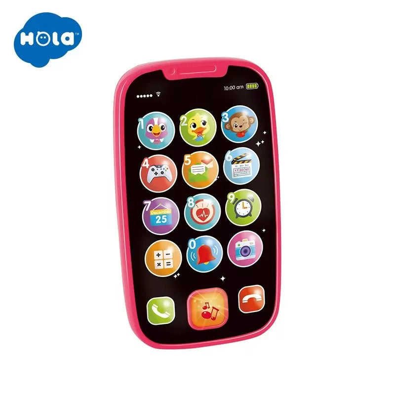 Primul meu telefon smart roz cu muzica si lumini