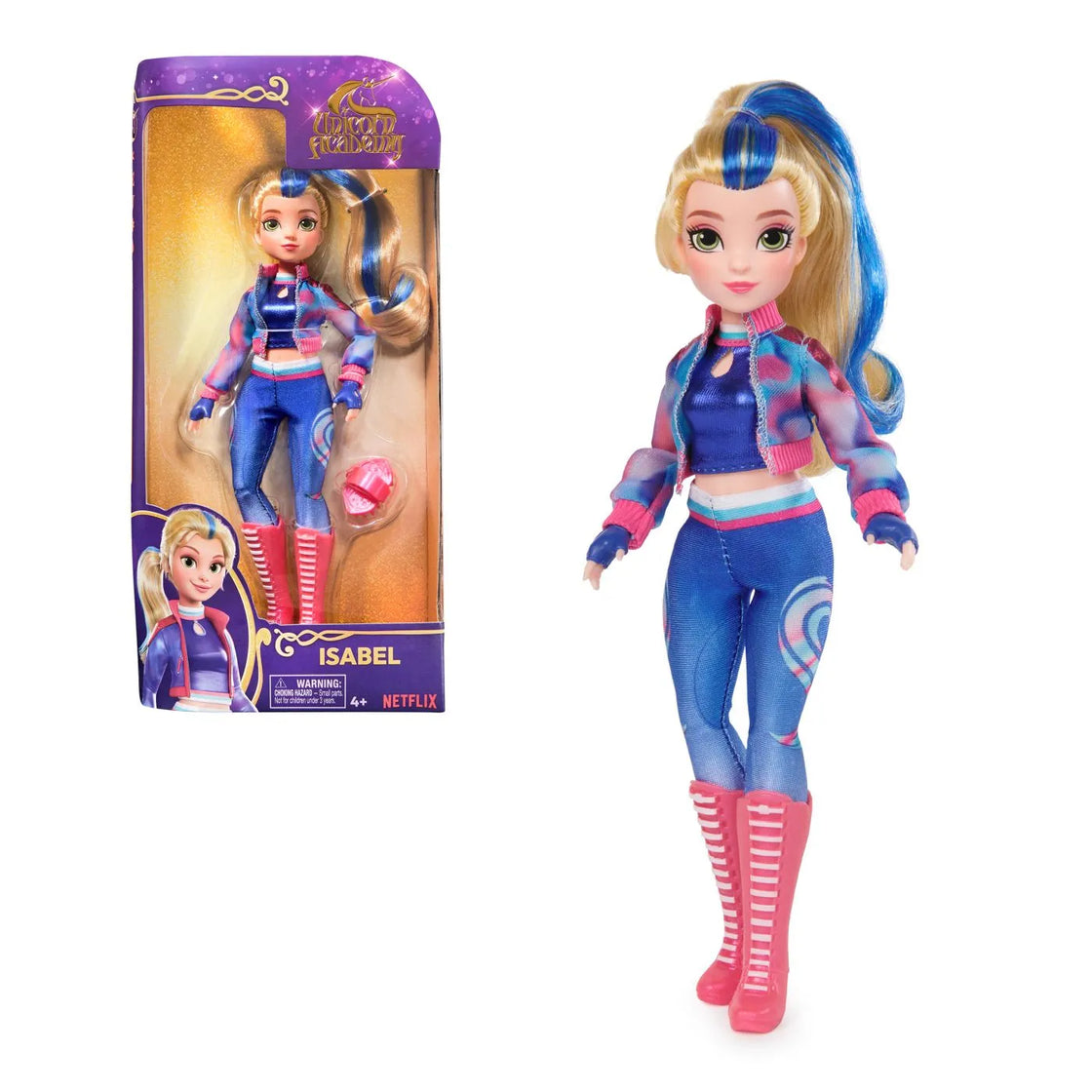 Unicorn academy papusa isabel 24cm