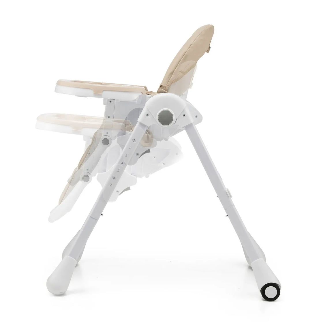 Scaun de masa kinderkraft tummie, pliabil, beige
