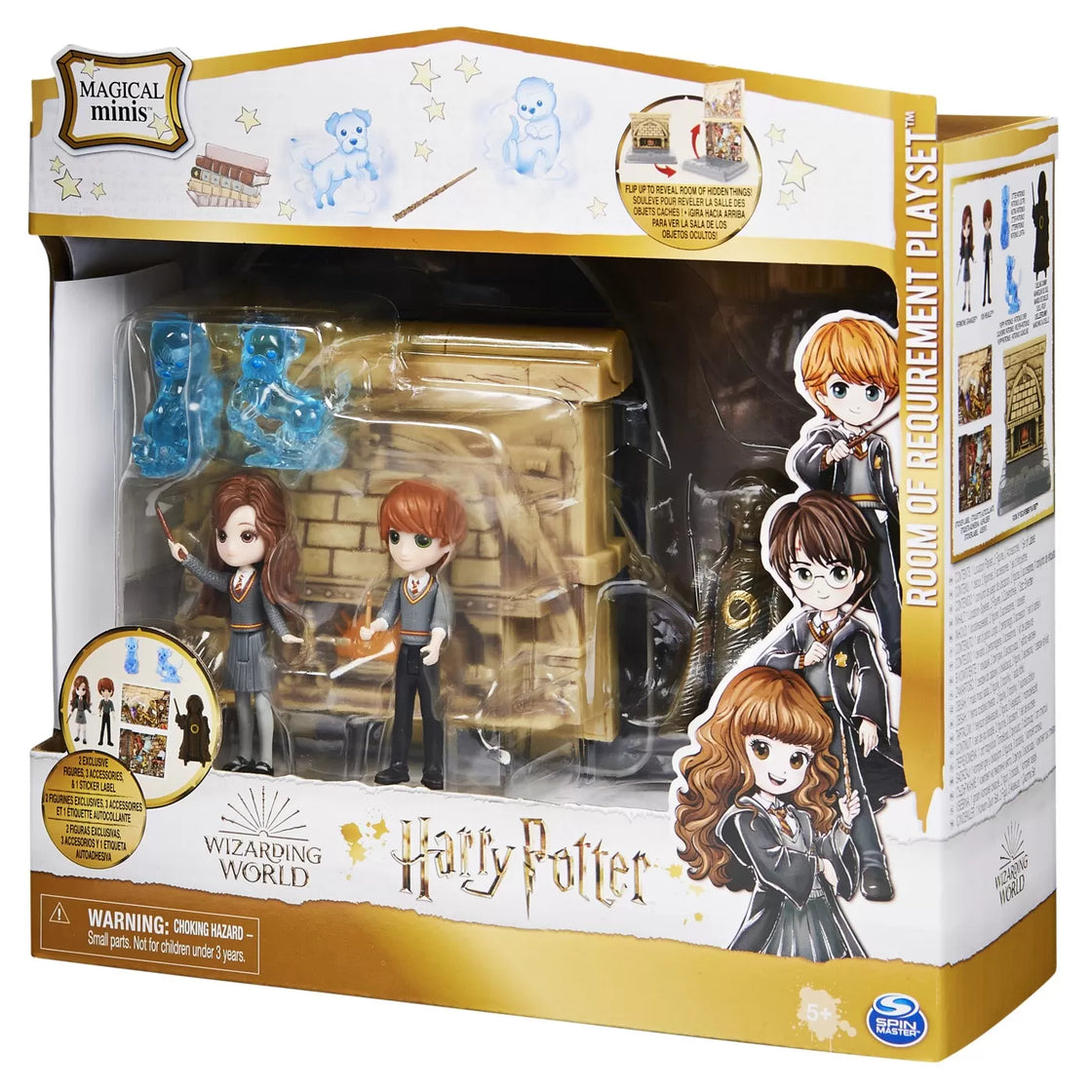 Harry potter wizarding world magical minis set 2 figurine ron wisleay si hermione granger