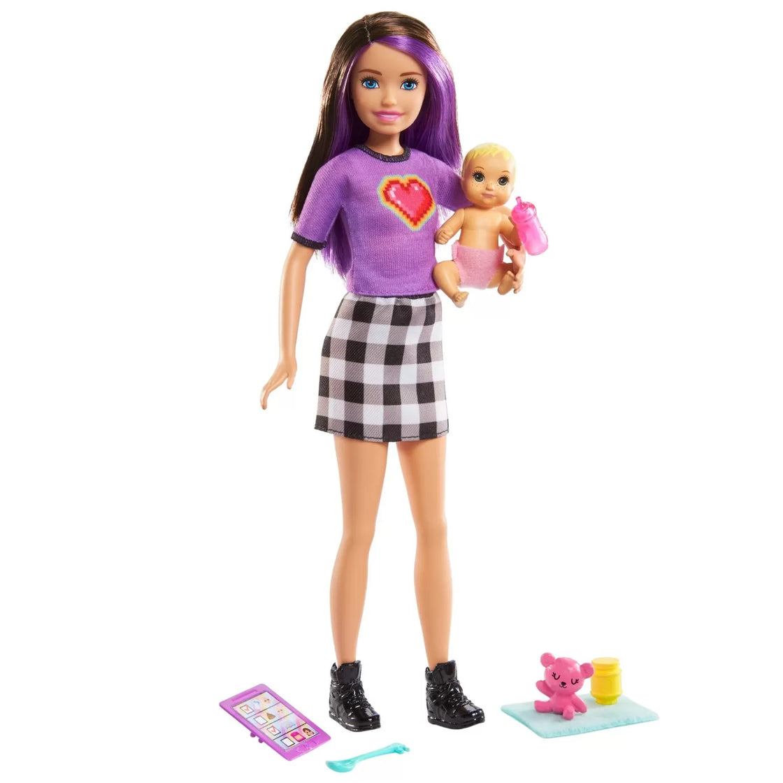 Barbie papusa skipper first jobs babysitter papusa satena