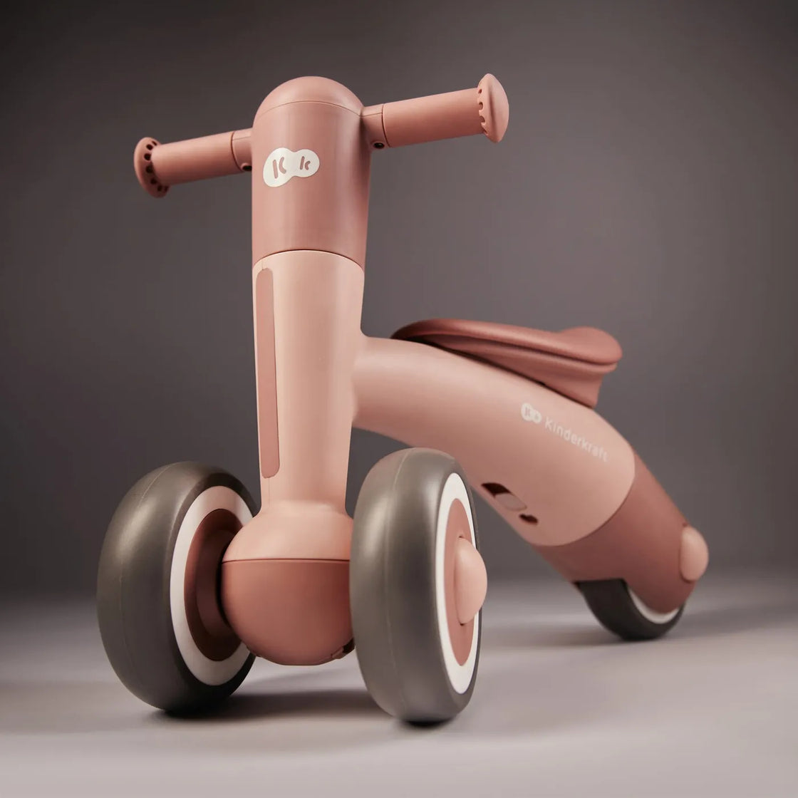 Bicicleta fara pedale kinderkraft minibi pink