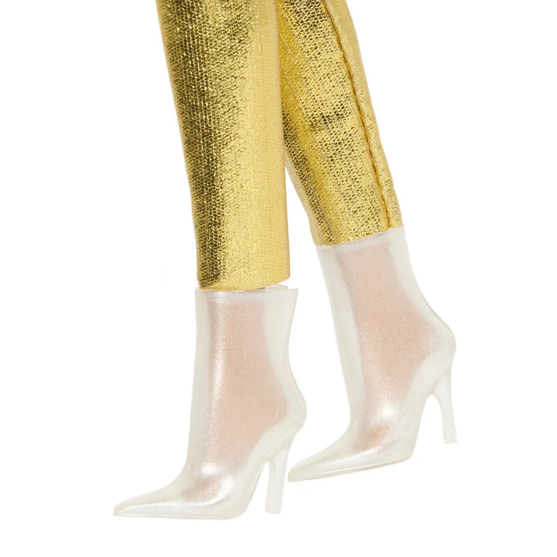 Barbie papusa barbie fashionistas blonda cu salopeta aurie
