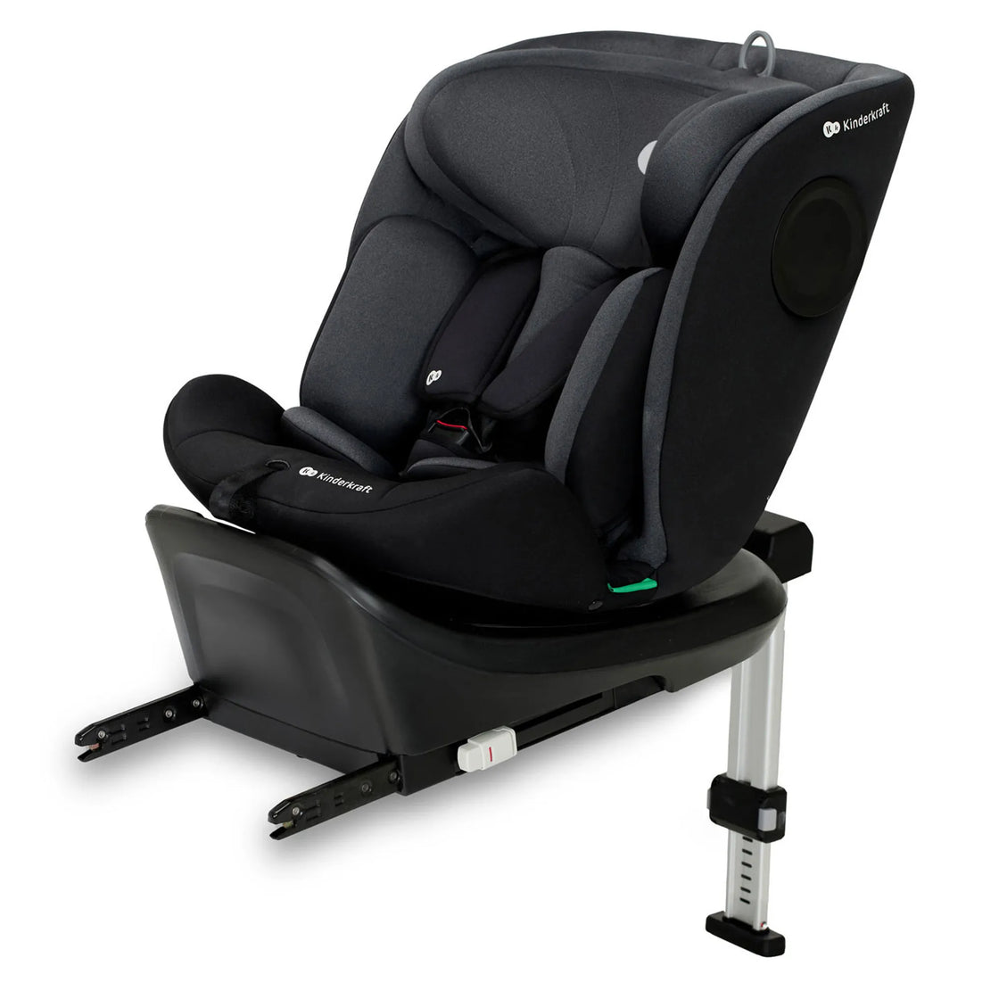 Scaun auto i-size, 40-150 cm, kinderkraft i-360, black