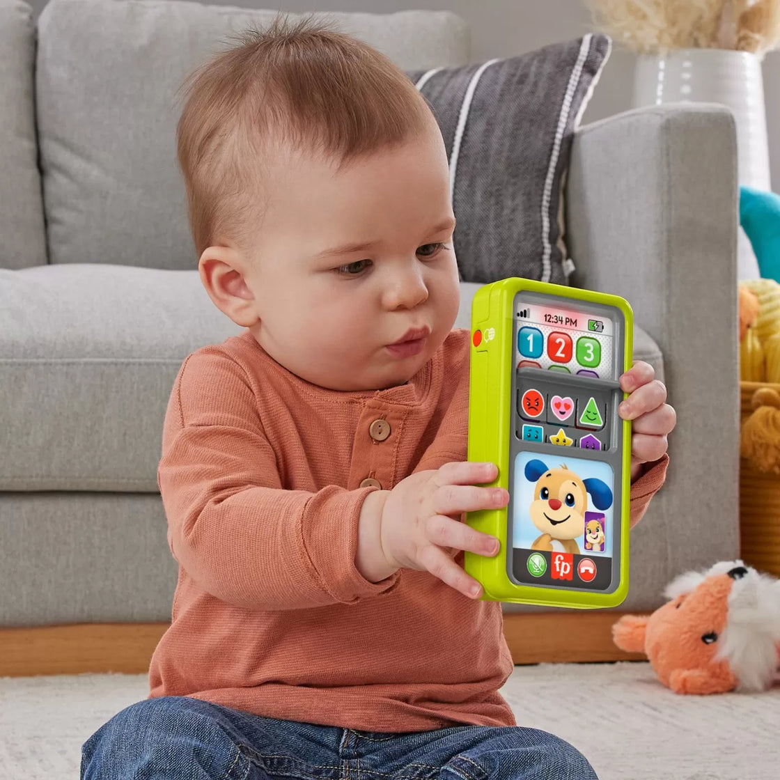 Fisher price laugh&learn 2in1 smartphone in limba romana