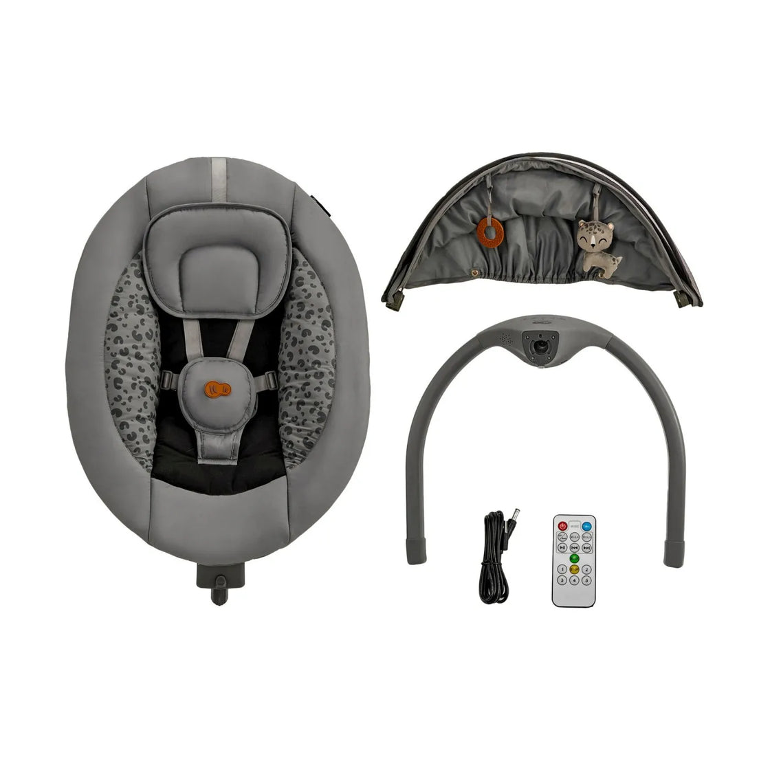 Leagan electric kinderkraft lumi 2, dark grey