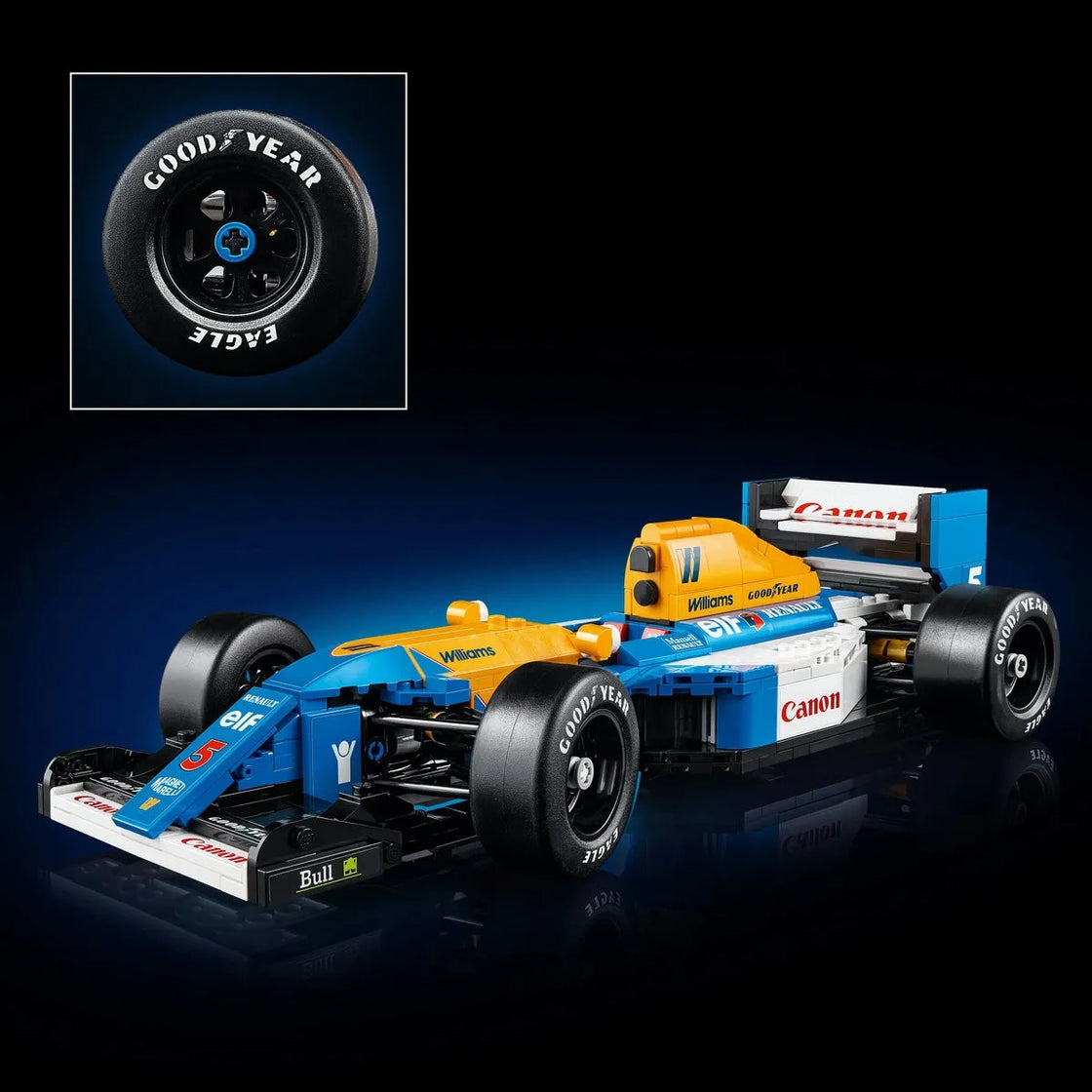 Lego icons williams racing fw14b si nigel mansell 10353