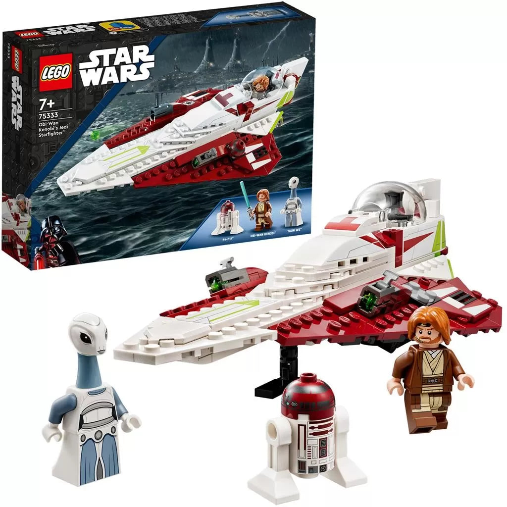 Lego star wars jedi starfighterul lui obi-wan kenobi 75333