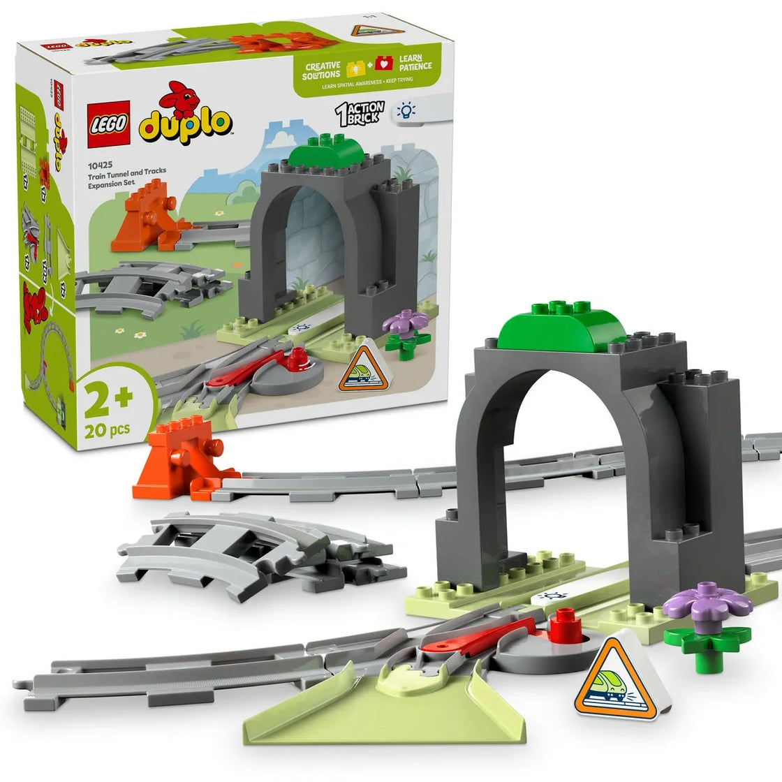 Lego duplo set de extindere tunel cu sine de cale ferata 10425