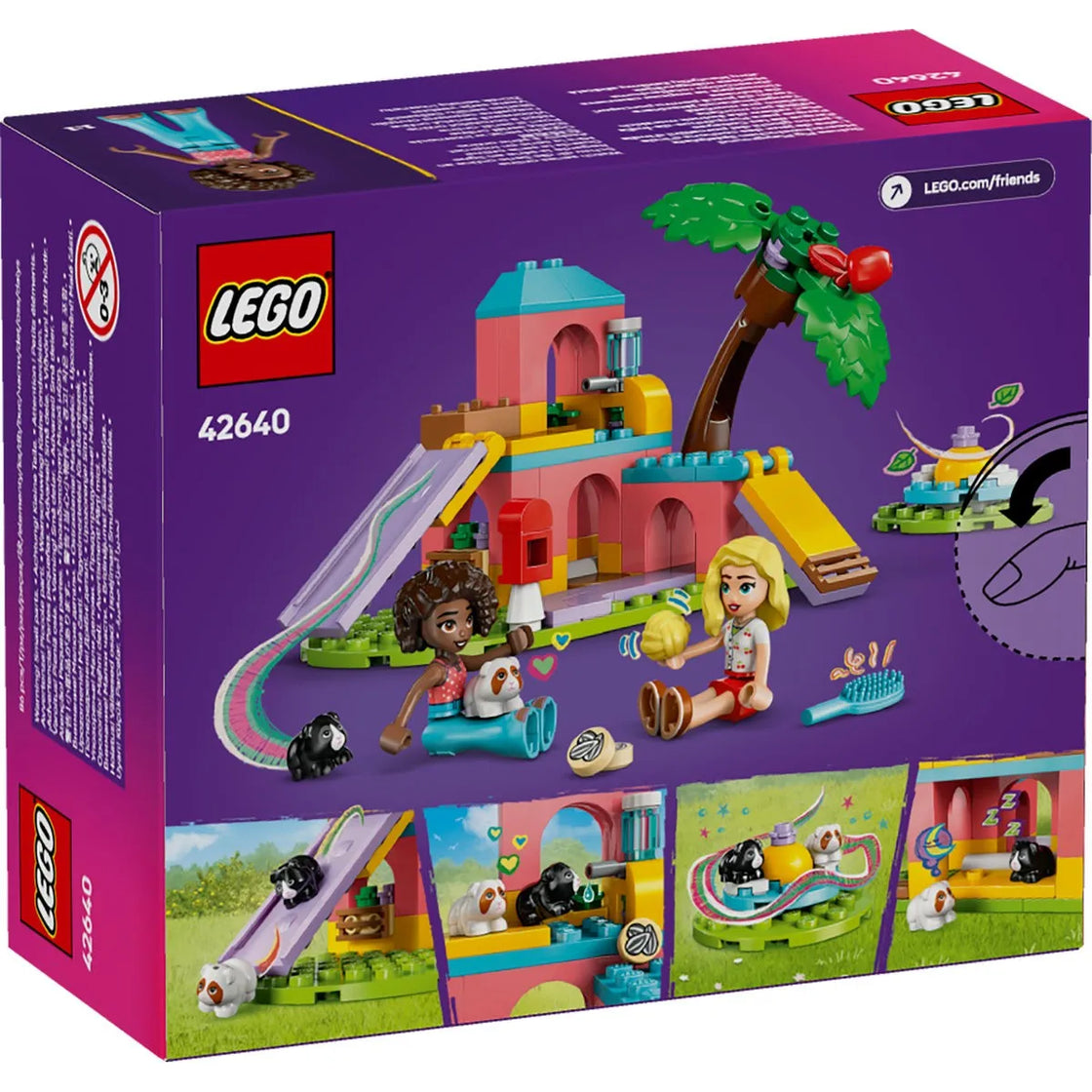 Lego friends teren de joaca pentru porcusori de guineea 42640