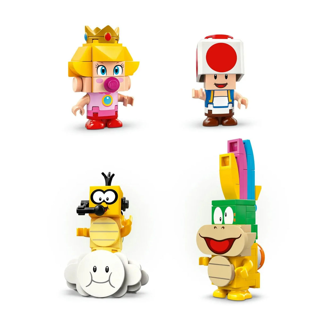 Lego super mario mario kart set baby peach si grand prix 72036