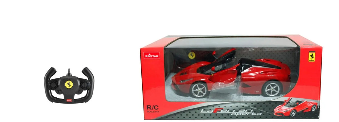 Masina cu telecomanda laferrari aperta rosu scara 1 la 14