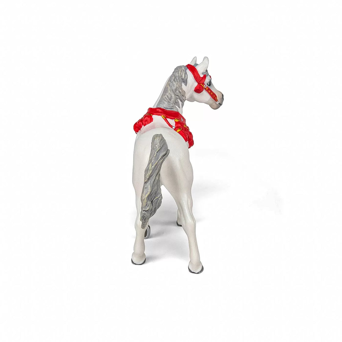 Papo figurina cal arab alb de parada