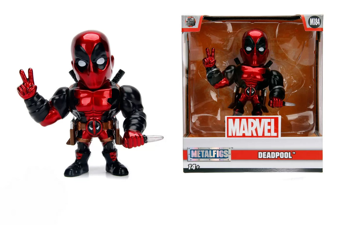 Marvel figurina metalica deadpool 10 cm