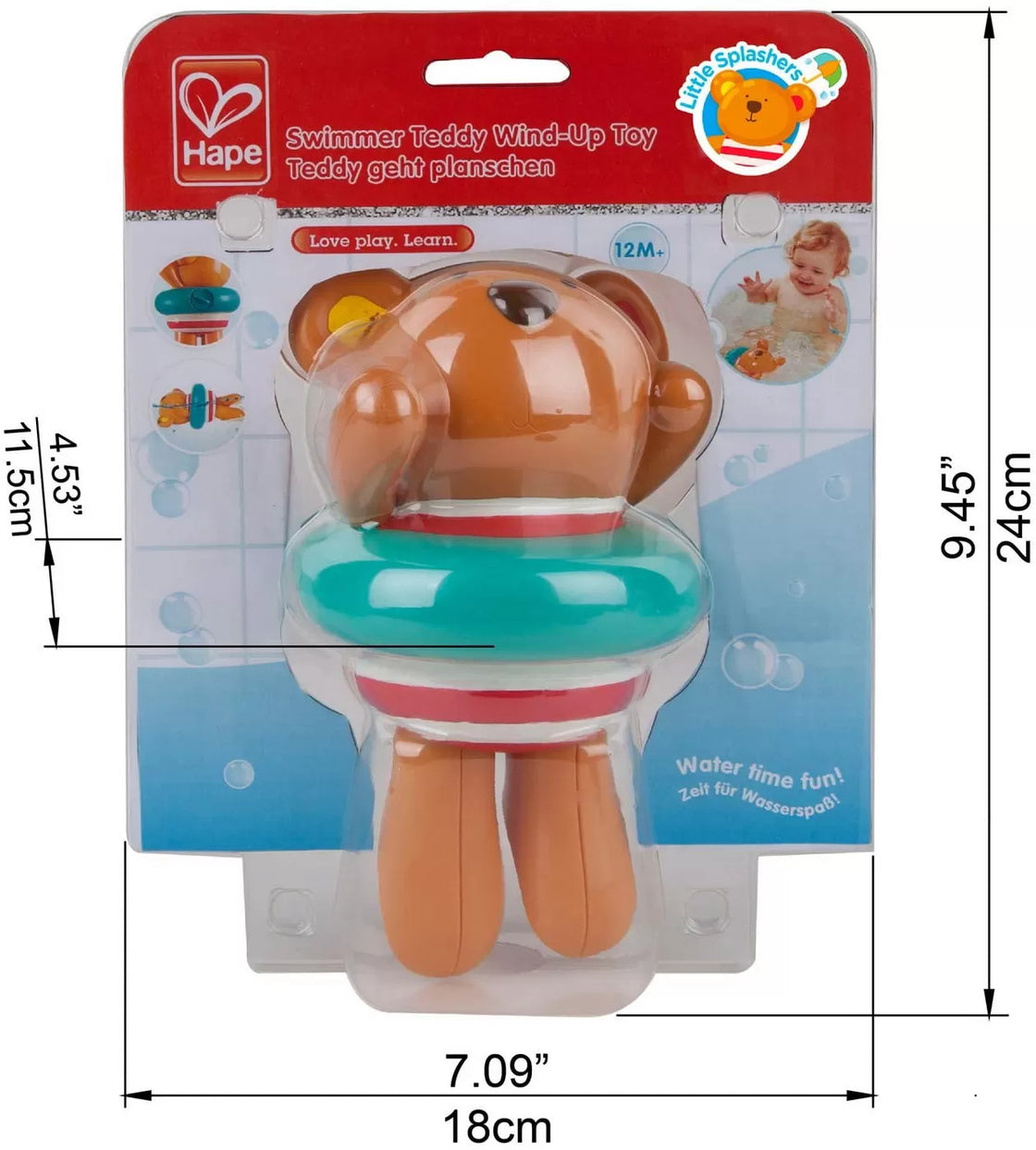 Hape teddy inotatorul vesel