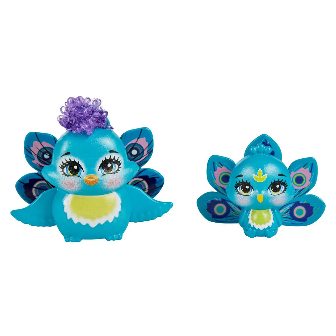 Enchantimals set papusi surori si animalutele lor patter peacock si flap si piera peacock si feather