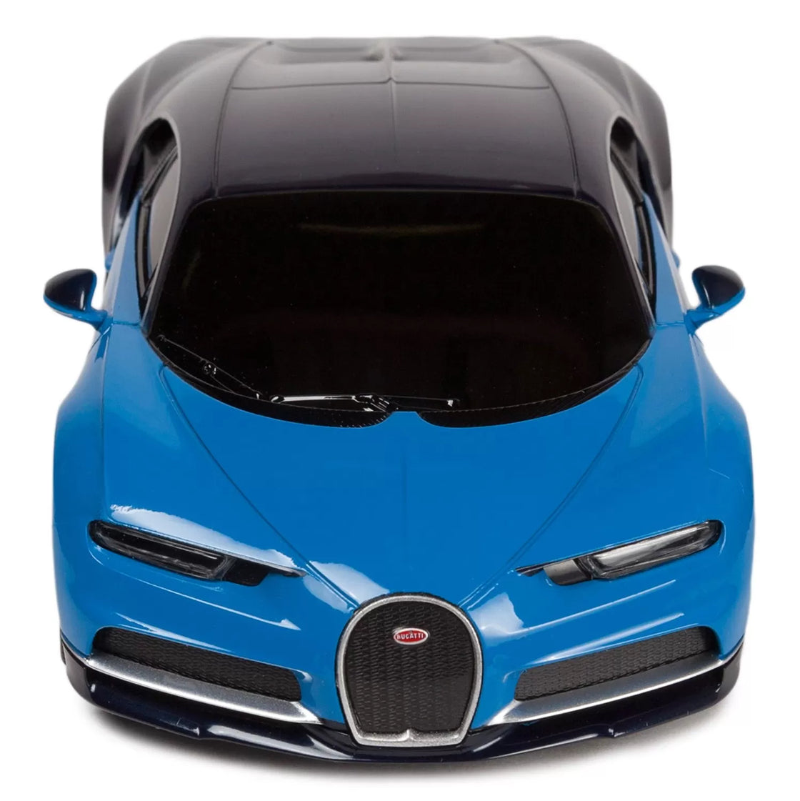 Masina cu telecomanda bugatti chiron albastru cu scara 1 la 24
